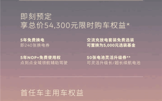 购车就送5年免费换电！蔚来新款ES6/EC6上市：33.8万起！