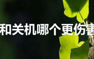 睡眠和关机哪个更伤害电脑（笔记本关机还是睡眠）