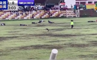 足球场被闪电击中 多人倒地1人身亡！专家科普雷击有预兆可及时躲避！