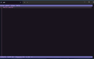 微软Windows 11推送命令行编辑器Edit：未来将成预装软件！