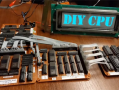 真·手搓CPU！旧芯片打造完整CPU：纯手工焊接+1800行汇编代码!