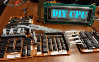 真·手搓CPU！旧芯片打造完整CPU：纯手工焊接+1800行汇编代码!