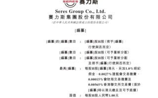 递表港交所！赛力斯冲击“A+H”两地IPO 2024年净利润近60亿元！