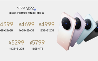 全球首发天玑9500！vivo X300发布：4399元起！