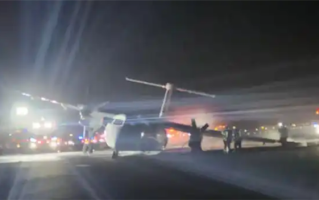事故频发！加拿大航空一客机降落遇故障并起火！
