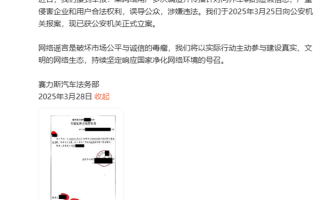 多次编造传播虚假信息 赛力斯就网民造谣问界报案！