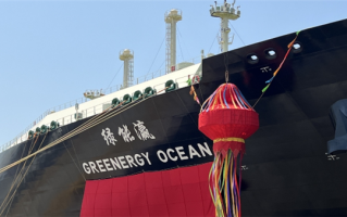 我国最大规模LNG运输船首制船“绿能瀛”号交付：所用钢材达2.5万吨!