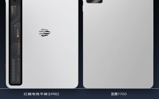 红魔电竞平板3 Pro对比Y700、iPad mini：9英寸屏机身反而更小！