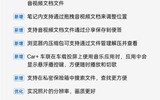 一图看懂ColorOS 6月升级 新增百度地图驾车导航等20+功能