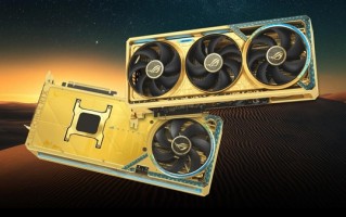 全球最贵显卡！华硕ROG Astral RTX 5090 Dhahab最低50000元：用了6.5克黄金！