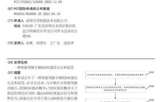 华为引望公布新专利：降低驾驶员接管车辆的安全风险！