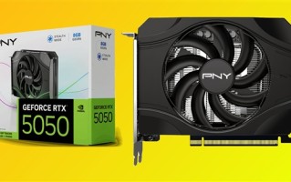 国内已取消个人送保！PNY推出单风扇RTX 5050：仅147mm长!