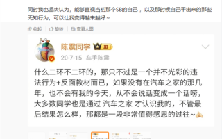 陈震：当初我就是个“鬼火少年” 时刻警醒自己永不再犯！