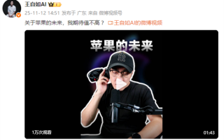 王自如谈苹果未来：我期待值不高 !