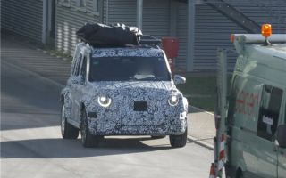 敢卖100万的纯电方盒子 奔驰小G谍照曝光：依旧硬派 ！