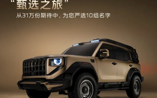 红旗首款越野车全网征名Top10出炉：采纳者将获赠001号车！