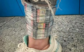 游戏卡关 女子小腿绑105张Switch游戏卡进境被查获！