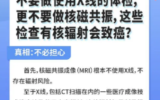 核磁共振有核辐射会致癌?假的 根本不使用X线！