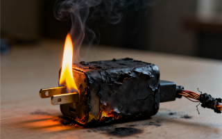 充电器没拔家被烧 电视被烧爆 当事人：损失十几万！