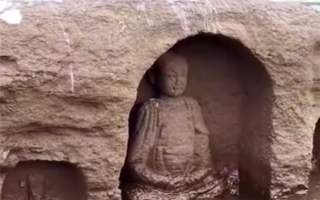 重庆江心岛近600年佛像露出水面 只有长江进入枯水期才露真容 ！