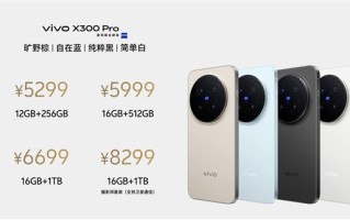 影像最强旗舰！vivo X300 Pro发布：5299元起！