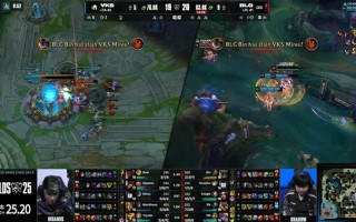 《英雄联盟》S15总决赛瑞士轮 BLG 2:0战胜VKS Bin偷家取胜！