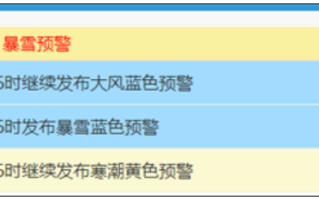 寒潮大风暴雪三预警齐发！南方降雪进入鼎盛时段！