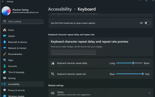 微软加速淘汰控制面板：键盘选项进Windows 11设置！