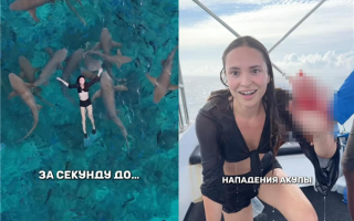 俄罗斯女歌手与鲨鱼共游被咬伤：吓到崩溃大哭!