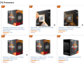恐怖统治力！AMD通吃电商平台CPU畅销Top10：Intel零上榜！