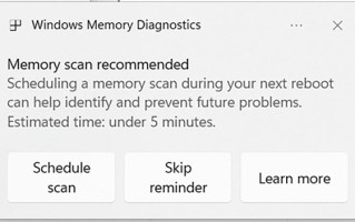 微软Win11测试全新蓝屏模式 能帮你找出内存崩溃元凶！