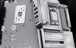 纯白外观设计！微星X870E TOMAHAWK MAX WIFI PZ背插主板首发3299元 !