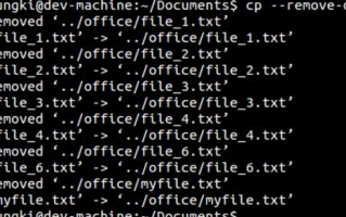 linux的cp命令详解