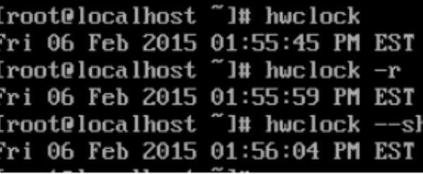 linux hwclock命令详解-第2张图片 linux hwclock命令详解-第2张图片